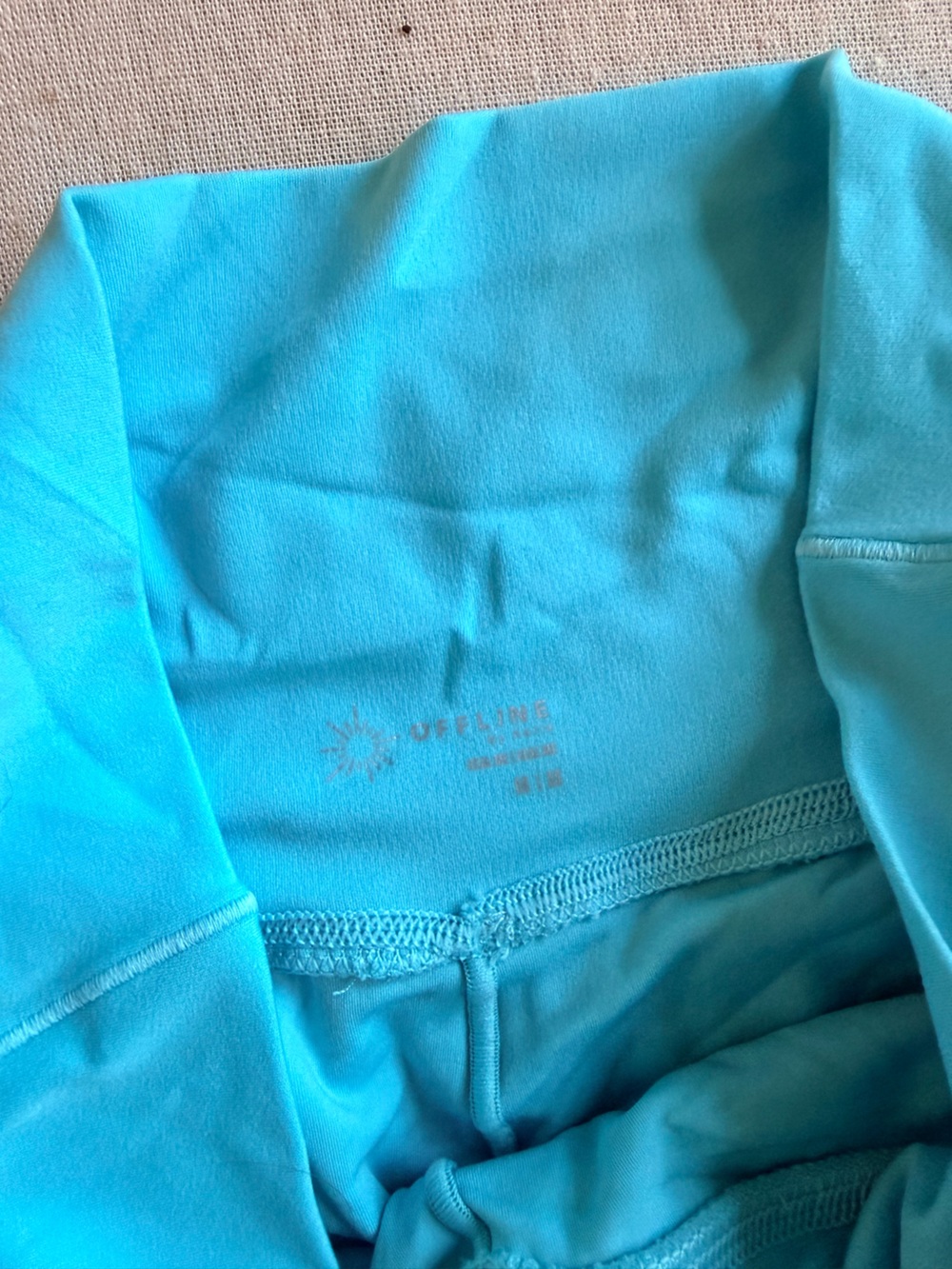 Aerie OFFLINE Light Blue Athletic Shorts - Picture 2 of 3